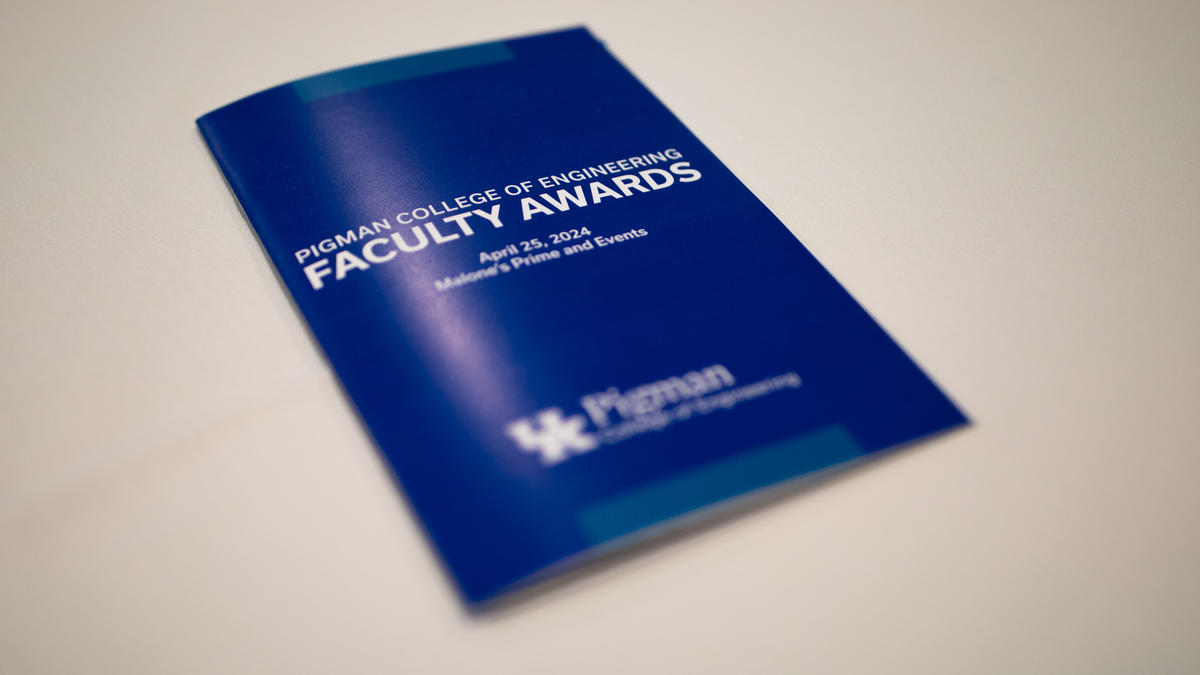 Faculty Awards program cover 