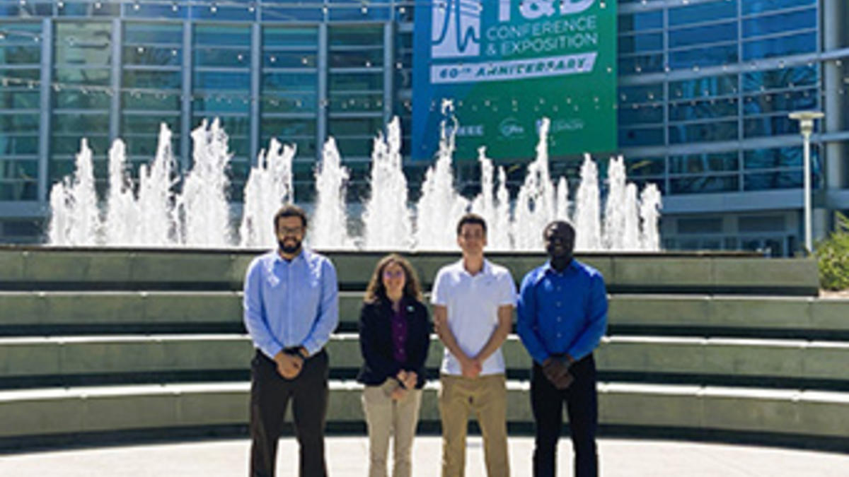 L to R: Donovin D. Lewis, Rosemary E. Alden, Steven Poore and Kwabena A. Kyeremeh